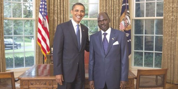 Amb. Bariki and President Obama