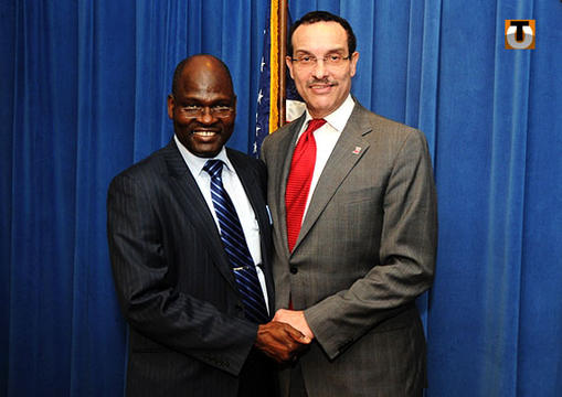 Amb. Bariki and Mayor of D.C. Vincent Grey